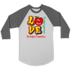 Image of VnSupertramp Personalized Love Apple Women Men Raglan Teacher T-Shirt - Custom Name, School, Grade on Tee Gift