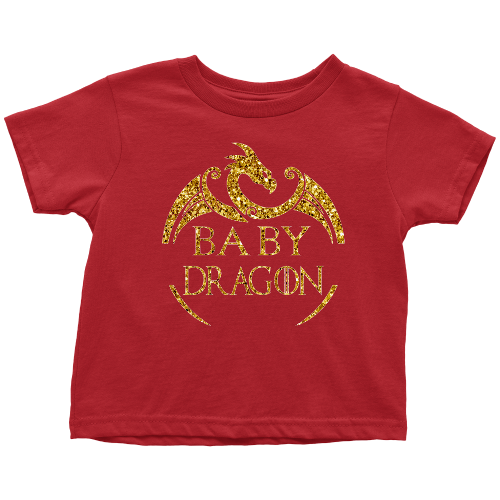 VnSupertramp Baby Dragon Toddler T-shirt For Boys Girls Dragon Fans Gift Family Matching Tee - D2