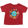 Image of VnSupertramp Children Around The World Toddler T-Shirt For Boys Girls Happy Earth Day Tee 2019