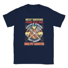 [GLT] Meat Smoking Pork Pulling Chicken Jerking Butt Rubbing BBQ Pit Master T-Shirt
