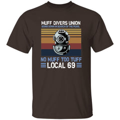 Retro Scuba Diving Lover Scuba Muff Tuff Divers Union Gifts Shirt for Men Women | by VnSupertramp Apparel (CA Direct) Black