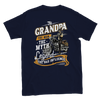 Image of [GLT] Biker Tshirt Grandpa The Man The Myth The Legend The Bad Influence T-Shirt for Men Women