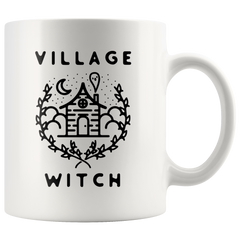 [TL] Village Witch White Funny Mugs 110z Ceramic Coffee Tea Cup