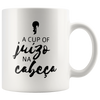 Image of [TL] Funny Coffee Mug Juizo Na Cabeca Mug Coffee Mug 11oz Portuguese Humour Mug Distance Gifts Home Decor Sarcastic baking gift