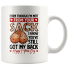 Image of [TL] Even Though IM Not from Your Sack I Know Youve Still Got My Back Ceramic Coffee Mug &Ndash; Gift My Father Coffe Mug Gift