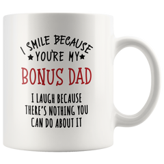 [TL] Bonus Dad Gifts, Bonus Dad Mug, Step Father's Day Gift from Daughter Son, Step Dad Gift, Funny Stepdad Gifts, Stepfather Coffee Mug 11oz