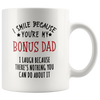 Image of [TL] Bonus Dad Gifts, Bonus Dad Mug, Step Father's Day Gift from Daughter Son, Step Dad Gift, Funny Stepdad Gifts, Stepfather Coffee Mug 11oz