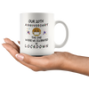 Image of [TL] 20th Quarantine Anniversary 2021 for Couple Parents Men | Lockdown Gift for 20 Years Marriage Party | Married 2001 | 11oz White Coffee Mug D222-20