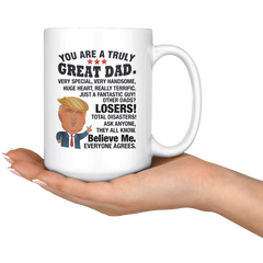 [TL] Funny Donald Trump Great Dad Coffee Mug 15 OZ White