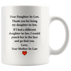 Image of [TL] Siuwud Dear Daughter-In-Law.Love, Your Mother-In-Law - Mug - Daughter-In-Law Gift - Daughter-In-Law Mug (Black2)