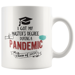 [TL] MBA Graduation, 2021 Graduation Mug, Pandemic Graduation Gift, Pandemic Grad Gift, Masters MBA Year, Masters Degree Gift