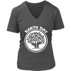 VnSupertramp Tree Hands People Lover Nature Women V-Neck T-Shirt Plus Size XL-4XL Happy Earth Day Tee 2019 - D1