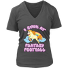 Image of VnSupertramp I Suck At Fantasy Football Women V-Neck Shirt Plus Size XL-4XL