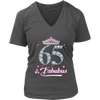 Image of VnSupertramp Fabulous Women V-Neck Shirt Plus Size XL-4XL 65th Birthday Gift