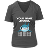 Image of Official VnSupertramp Personalized Grandma Shark Women V-Neck Shirt Plus Size