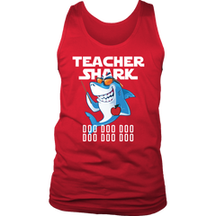 Teacher Shark District Men Tank Top Shirt Doo Doo Doo Plus Size Official VnSupertramp Apparel