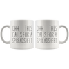 Image of [TL] Ohh This Calls For A Spreadsheet, Tax Prep Mug, Engineer, Funny Mug For Office Workers, Accountant, Nerd Gift, White Coffee Mug 11 OZ