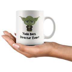 [TL] Best Director Ever Director Gifts Director Director Mug Funny Director Gift Yoda Collectors Star Wars Mug Yoda Best Director Pun Mug