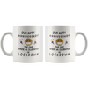 Image of [TL] 20th Quarantine Anniversary 2021 for Couple Parents Men | Lockdown Gift for 20 Years Marriage Party | Married 2001 | 11oz White Coffee Mug D222-20