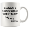 Image of [TL] Teacher Retirement Mug, Teacher Retirement Gift, Teacher Retirement Coffee Mug, Teacher Retirement Gift Ideas, Retired Teacher Mug