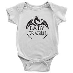 VnSupertramp Baby Dragon Onesie Baby Bodysuit For Boys Girls Dragon Fans Gift Family Matching Tees - D3