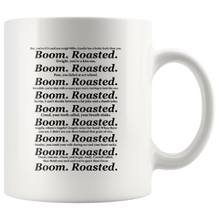 [TL] Boom Roasted The Office Mug, Coffee Mugs, Tea Cup White 11oz Ceramic