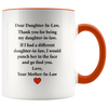 Image of [TL] Siuwud Dear Daughter-In-Law.Love, Your Mother-In-Law - Mug - Daughter-In-Law Gift - Daughter-In-Law Mug (Black2)