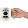 Image of [Teelaunch] I'm Your Huckleberry - Funny Mustache - Movie Quote - 11oz Coffee Mug