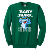 Image of Official VnSupertramp Baby Shark Youth Crewneck Sweatshirt Doo Doo Doo Apparel