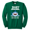 Image of Official VnSupertramp Baby Shark Youth Crewneck Sweatshirt Doo Doo Doo Apparel