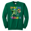 Image of VnSupertramp Roaring Kindergarten Dinosaur Youth Sweatshirt Back to School Gift