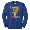 Image of VnSupertramp Roaring Kindergarten Dinosaur Youth Sweatshirt Back to School Gift