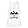 Image of VnSupertramp Mother of Dragons Women Racerback Tank Top Shirt For Mother's Day Dragon Fans Lovers Mom Gift - D3