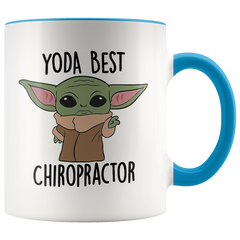 [TL] Yoda Best Chiropractor Mug, Best Chiropractor Ever, Baby Yoda Mug, Funny Gift for Chiropractor, World's Best Chiropractor, Chiropractor Gift,11oz