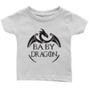 Image of VnSupertramp Baby Dragon Infant T-shirt For Boys Girls Dragon Fans Gift Family Matching Tees - D3