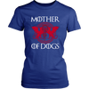 Image of VnSupertramp Mother Of Dogs Funny Women T-Shirt Plus Size XL-4XL Mother's Day Mom Gift Cool Dog Owner Lover