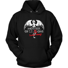 VnSupertramp Mother of Dragons (er, Sons - Same Thing) Funny Women Hoodie T-Shirt Plus Size XL-5XL For Mom Birthday Gift