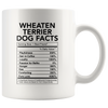 Image of [TL] Andaz Press Funny Dog Lover's 11oz. Ceramic Coffee Mug Gift, Wheaten Terrier Nutritional Facts, 1-Pack, Dog Mom Dad Birthday Christmas Ideas