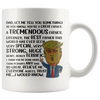 Image of [Teelaunch] Fathers Day Donald Trump Mug by Find Funny Gift Ideas Under 20 Dollars | Funny Fathers Day Mugs for Men President Trump Coffee Mugs | Gag Gifts for Dad - Fun Cups for Dads (Trump Fathers Day Mug)