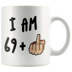 [TL] Funny 70th Birthday Gift for Women Men Turning 70 Years Old Coffee Mug Best Adult Seventy Present Party Cup Idea for mom dad wife husband nana papaw 11oz