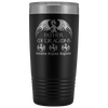 Image of VnSupertramp Personalized Father of Dragons 20oz Vacuum Tumbler Add Up To 10 Dragons - Custom Kids' Name On Travel Cup Gift