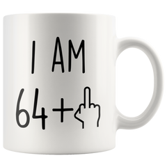 [TL] Funny 65th Birthday Gift for Women and Men - Turning 65 Years Old Happy Bday Coffee Mug - Gag Party Cup Idea for a Joke Celebration - Best Adult Birthday Presents