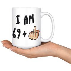 [TL] Funny 70th Birthday Gift for Women Men Turning 70 Years Old Coffee Mug Best Adult Seventy Present Party Cup Idea for mom dad wife husband nana papaw 15oz