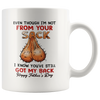 Image of [TL] Even Though I'm Not from Your Sack I Know You've Still Got My Back, Funny Dad Mug, Happy Father's Day Mug, Father's Day Mug, Bonus Dad Mug