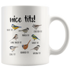 Image of [TL] Nice tits mug, Novelty Gift For Bird Lovers, Fowl Language Bird Watcher Mug