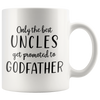 Image of [TL] YouNique Designs Will You Be My Godfather Proposal Mug, 11 Ounces, Godparent Proposal (White)