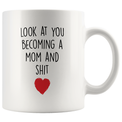 [TL] New Mom Mug - Funny Future Mother Coffee Cup for Mommy To Be - Great Gag Gift for Becoming First Time Mama or as Pregnancy Reveal