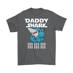 VnSupertramp Daddy Shark Men Shirt Doo Doo Doo 2019 Birthday Father's Day Gift for Husband Dad Matching Family - D3