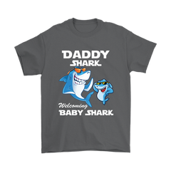 VnSupertramp Daddy Shark and Baby Shark Personalized Name Birthday Shirt - D4