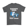 Image of VnSupertramp Daddy Shark and Baby Shark Personalized Name Birthday Shirt - D4